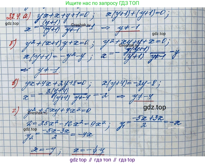 ГДЗ Алгебра, 11 класс Учебник, авторы: Мордкович Александр Григорьевич, Семенов Павел Владимирович, издательство Мнемозина, Москва, 2019, Часть 2, страница 203, номер 32.4, Решение 3