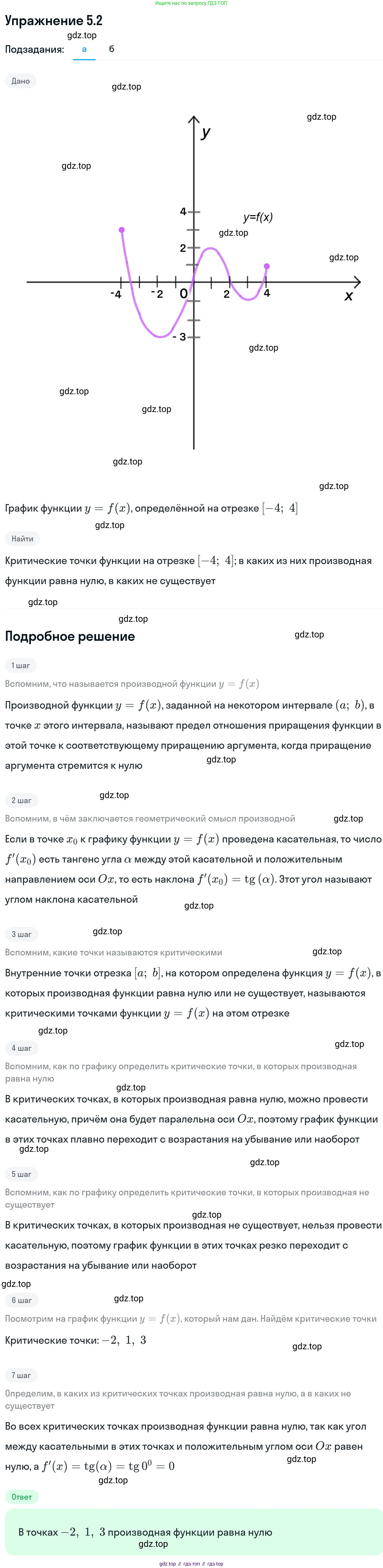 ГДЗ Алгебра, 11 класс Учебник, авторы: Никольский Сергей Михайлович, Потапов Михаил Константинович, Решетников Николай Николаевич, Шевкин Александр Владимирович, издательство Просвещение, Москва, 2014, голубого цвета, страница 119, номер 5.2, Решение 1