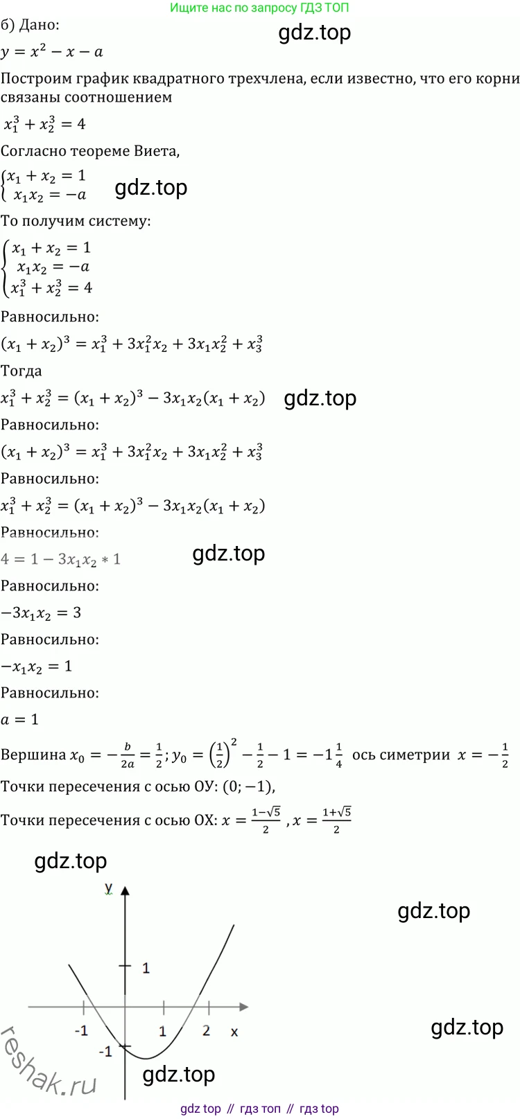 ГДЗ Алгебра, 11 класс Учебник, авторы: Никольский Сергей Михайлович, Потапов Михаил Константинович, Решетников Николай Николаевич, Шевкин Александр Владимирович, издательство Просвещение, Москва, 2014, голубого цвета, страница 430, номер 239, Решение 2 (продолжение 2)