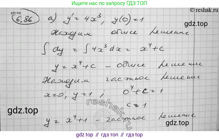 ГДЗ Алгебра, 11 класс Учебник, авторы: Никольский Сергей Михайлович, Потапов Михаил Константинович, Решетников Николай Николаевич, Шевкин Александр Владимирович, издательство Просвещение, Москва, 2014, голубого цвета, страница 206, номер 6.86, Решение 2