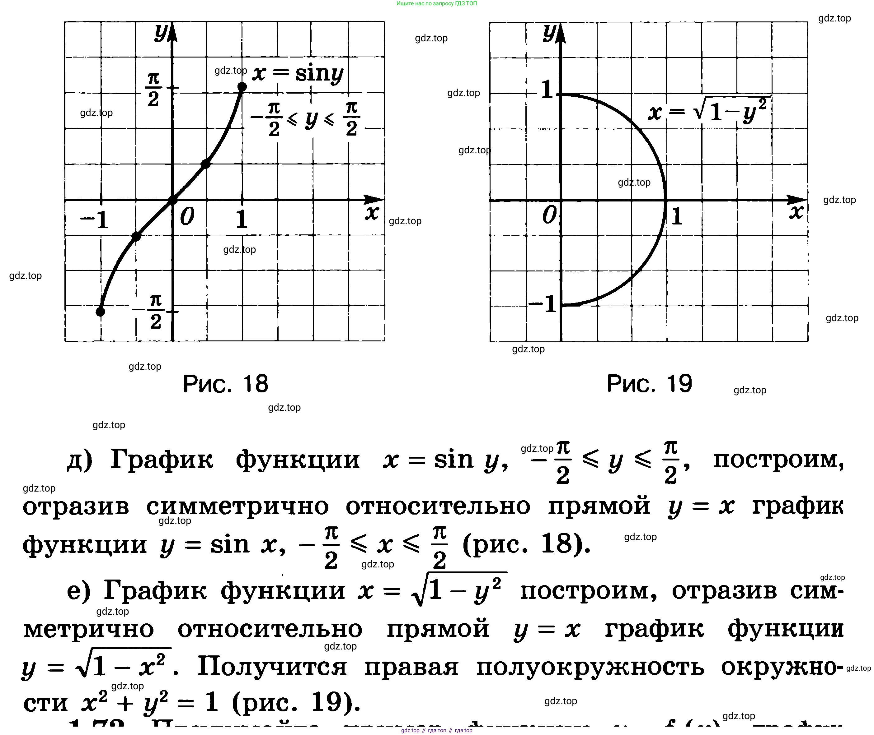 ГДЗ Алгебра, 11 класс Учебник, авторы: Никольский Сергей Михайлович, Потапов Михаил Константинович, Решетников Николай Николаевич, Шевкин Александр Владимирович, издательство Просвещение, Москва, 2014, голубого цвета, страница 32, номер 1.70, Решение 3 (продолжение 3)