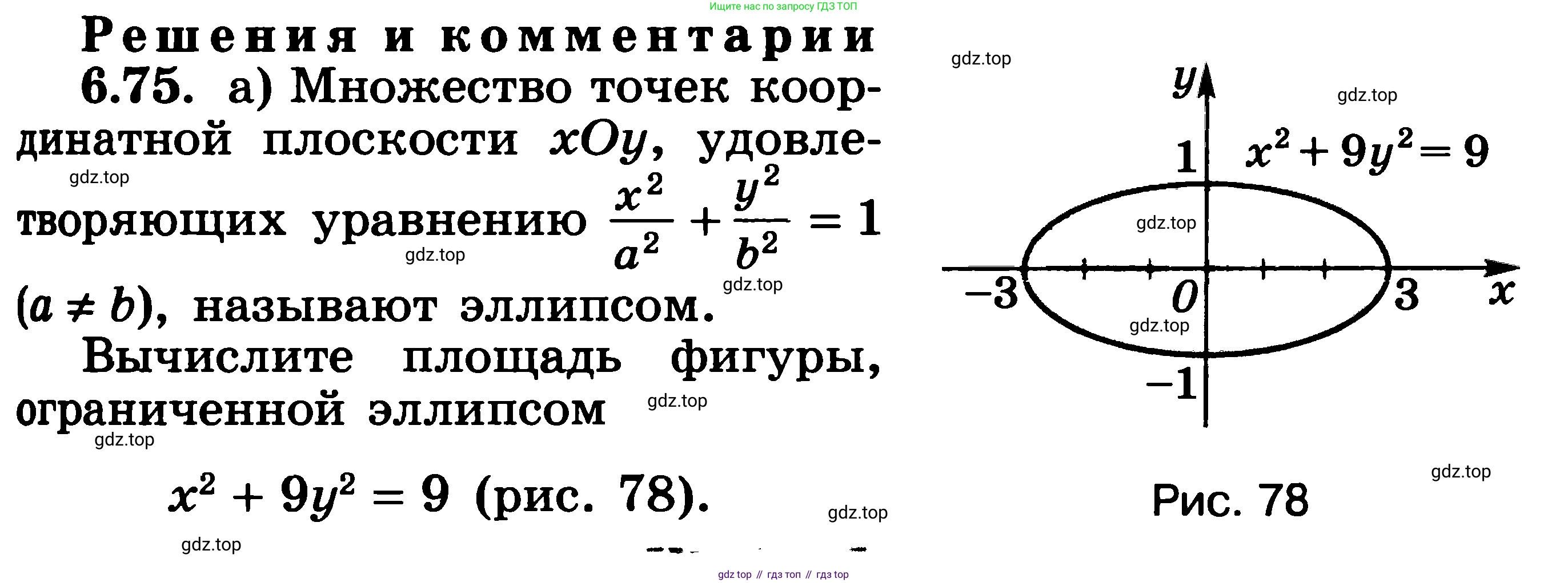 ГДЗ Алгебра, 11 класс Учебник, авторы: Никольский Сергей Михайлович, Потапов Михаил Константинович, Решетников Николай Николаевич, Шевкин Александр Владимирович, издательство Просвещение, Москва, 2014, голубого цвета, страница 201, номер 6.75, Решение 3