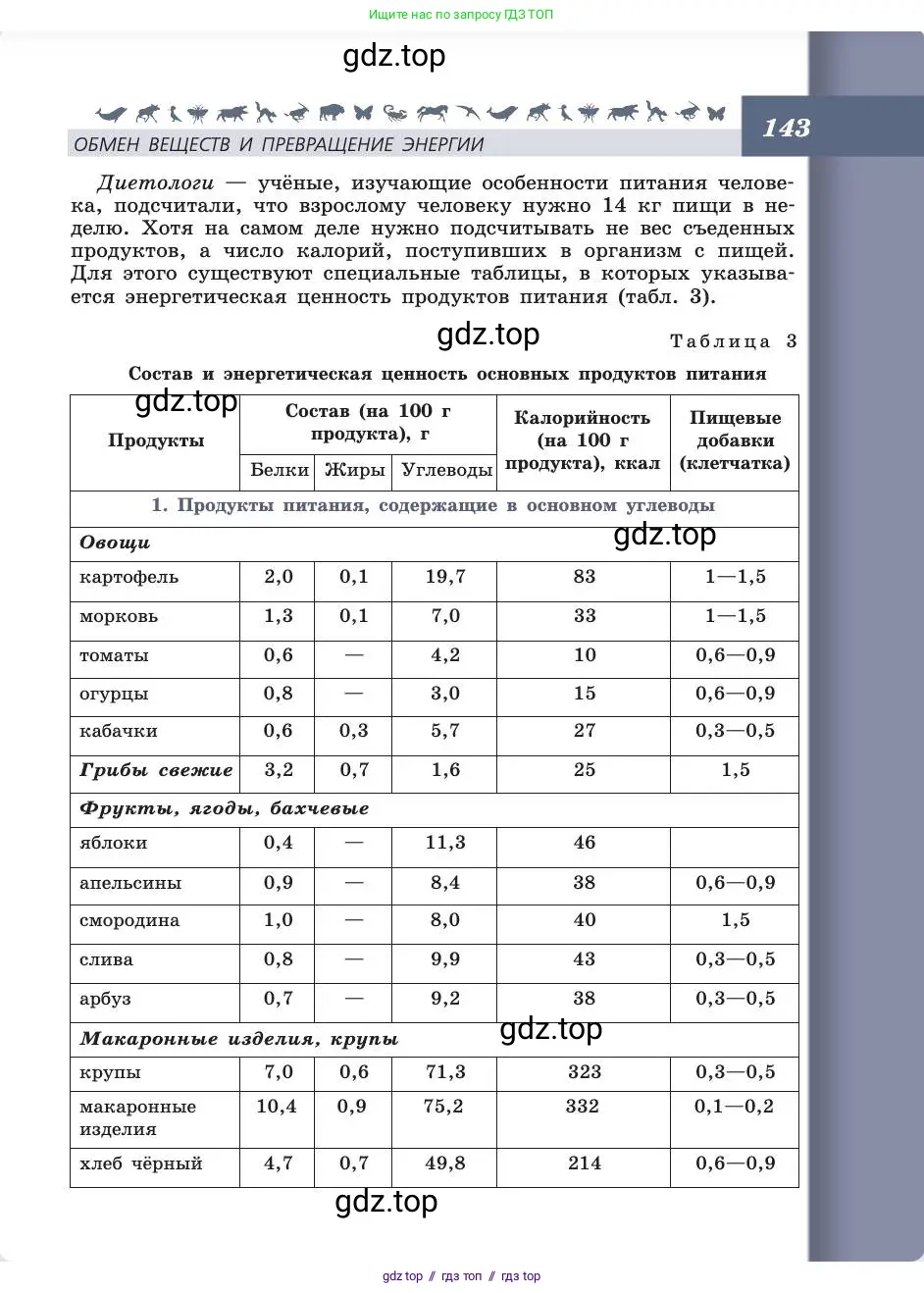 Биология, 8 класс Учебник, авторы: Пасечник Владимир Васильевич, Каменский Андрей Александрович, Швецов Глеб Геннадьевич, издательство Просвещение, Москва, 2019, страница 143
