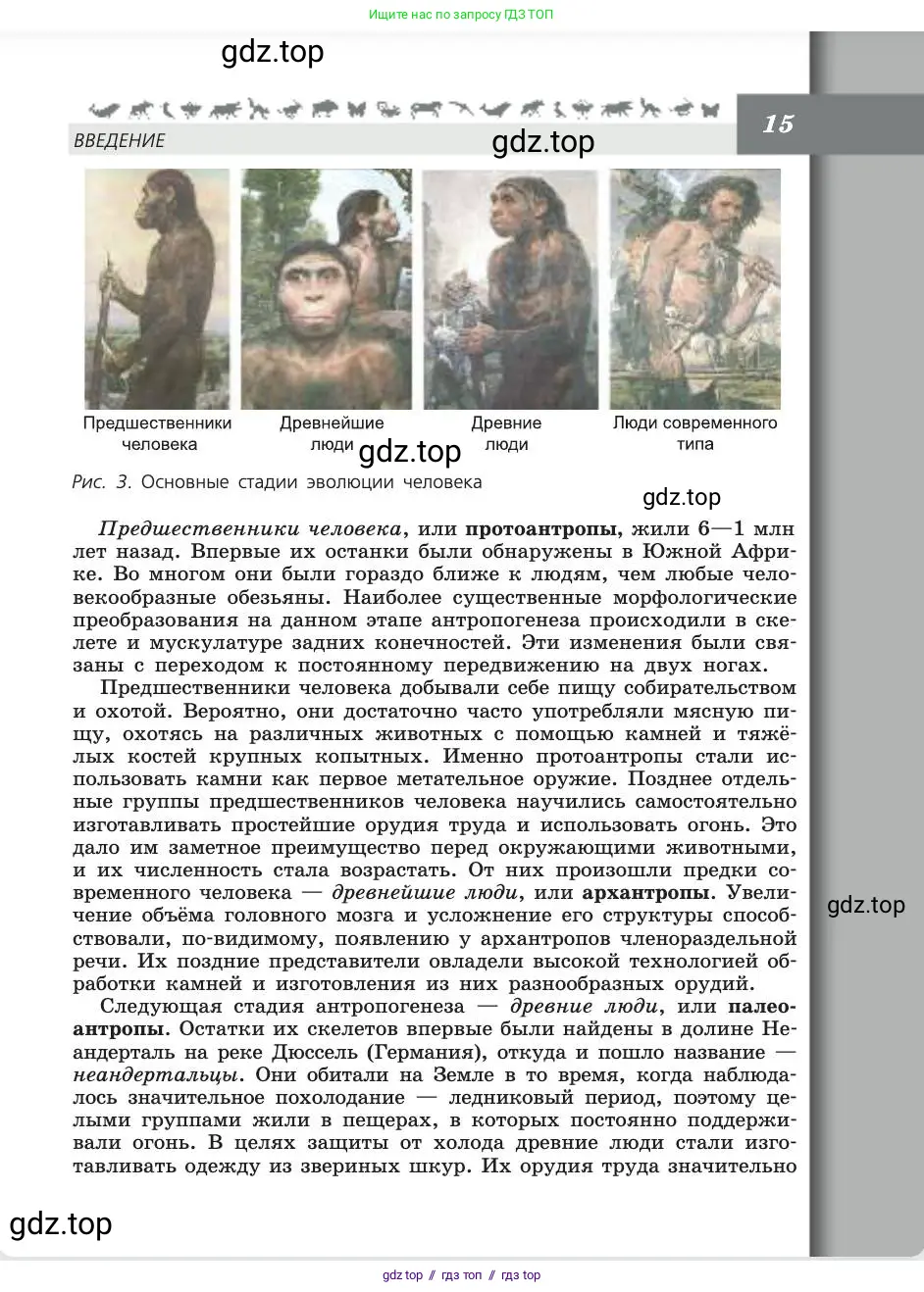 Биология, 8 класс Учебник, авторы: Пасечник Владимир Васильевич, Каменский Андрей Александрович, Швецов Глеб Геннадьевич, издательство Просвещение, Москва, 2019, страница 15