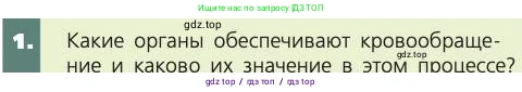 Биология, 8 класс Учебник, авторы: Пасечник Владимир Васильевич, Каменский Андрей Александрович, Швецов Глеб Геннадьевич, издательство Просвещение, Москва, 2019, страница 79, номер 1, Условие