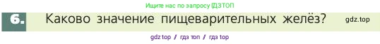 Биология, 8 класс Учебник, авторы: Пасечник Владимир Васильевич, Каменский Андрей Александрович, Швецов Глеб Геннадьевич, издательство Просвещение, Москва, 2019, страница 113, номер 6, Условие