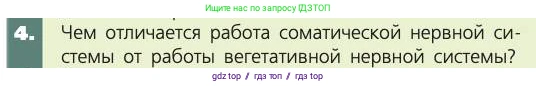 Биология, 8 класс Учебник, авторы: Пасечник Владимир Васильевич, Каменский Андрей Александрович, Швецов Глеб Геннадьевич, издательство Просвещение, Москва, 2019, страница 179, номер 4, Условие
