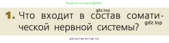 Биология, 8 класс Учебник, авторы: Пасечник Владимир Васильевич, Каменский Андрей Александрович, Швецов Глеб Геннадьевич, издательство Просвещение, Москва, 2019, страница 186, номер 1, Условие