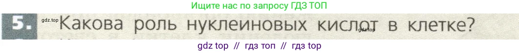 Биология, 9 класс Учебник, автор: Пасечник Владимир Васильевич, издательство Просвещение, Москва, 2019, страница 27, номер 5, Условие