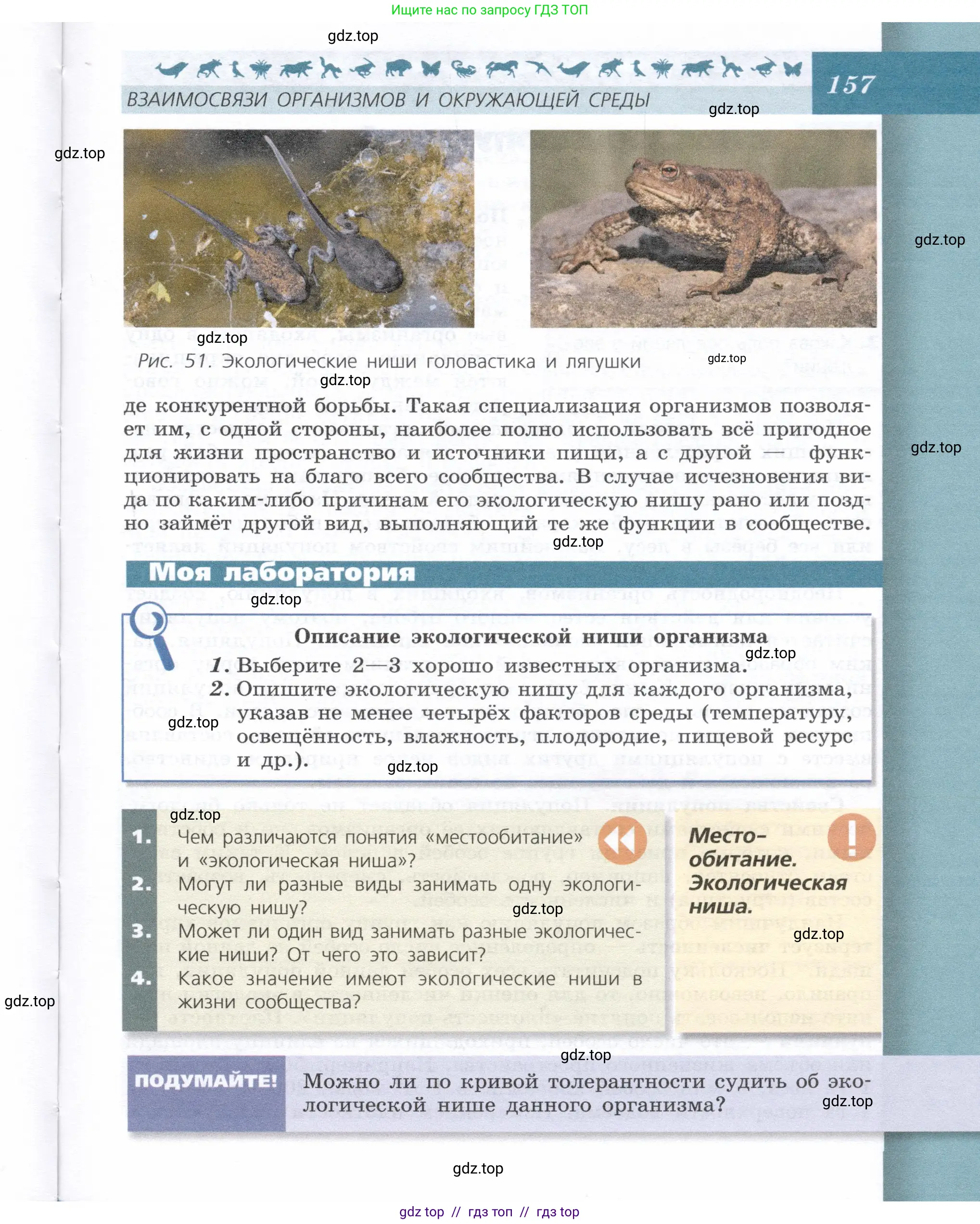 Биология, 9 класс Учебник, автор: Пасечник Владимир Васильевич, издательство Просвещение, Москва, 2019, страница 157