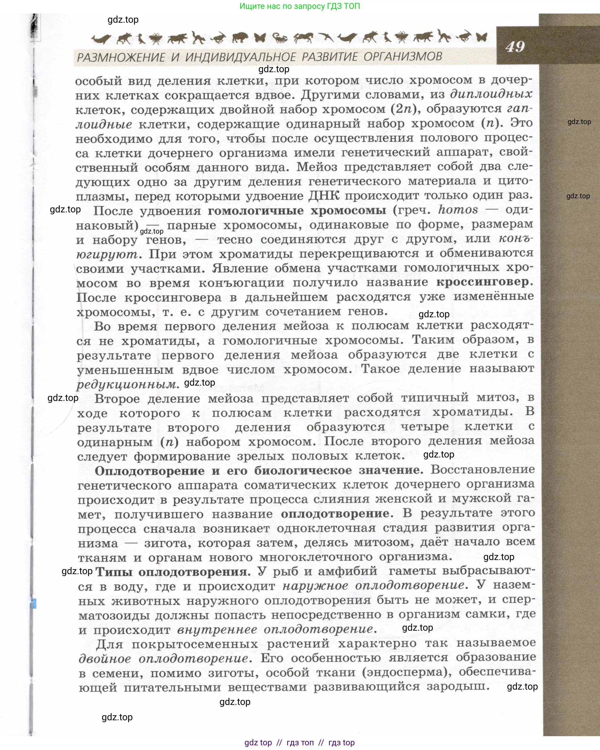 Биология, 9 класс Учебник, автор: Пасечник Владимир Васильевич, издательство Просвещение, Москва, 2019, страница 49
