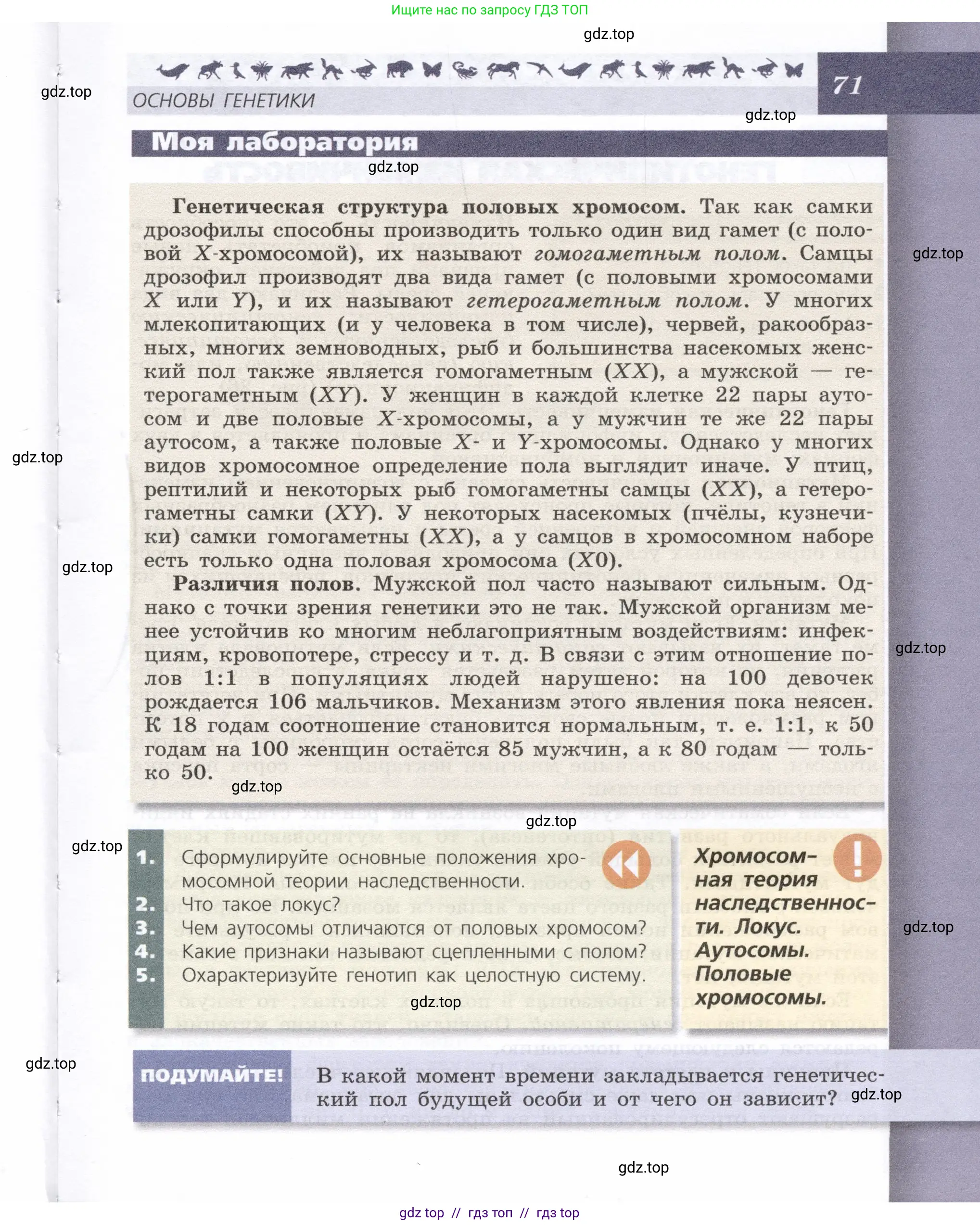 Биология, 9 класс Учебник, автор: Пасечник Владимир Васильевич, издательство Просвещение, Москва, 2019, страница 71