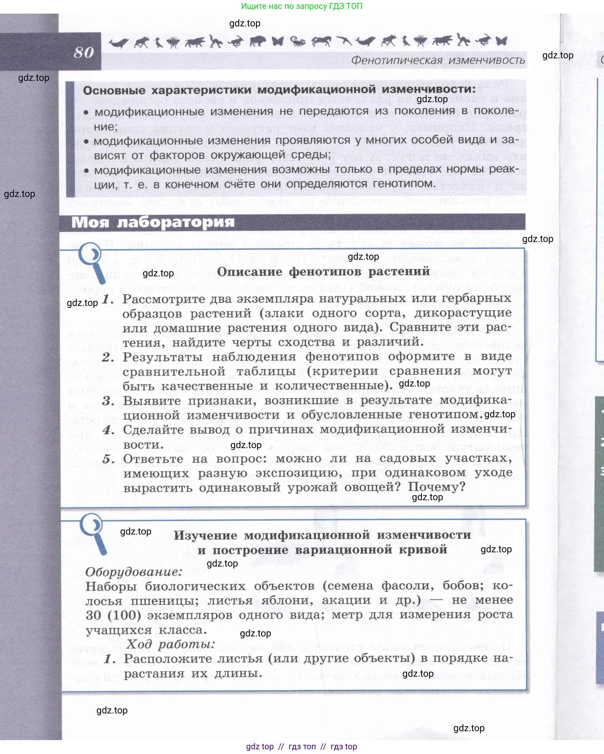 Биология, 9 класс Учебник, автор: Пасечник Владимир Васильевич, издательство Просвещение, Москва, 2019, страница 80