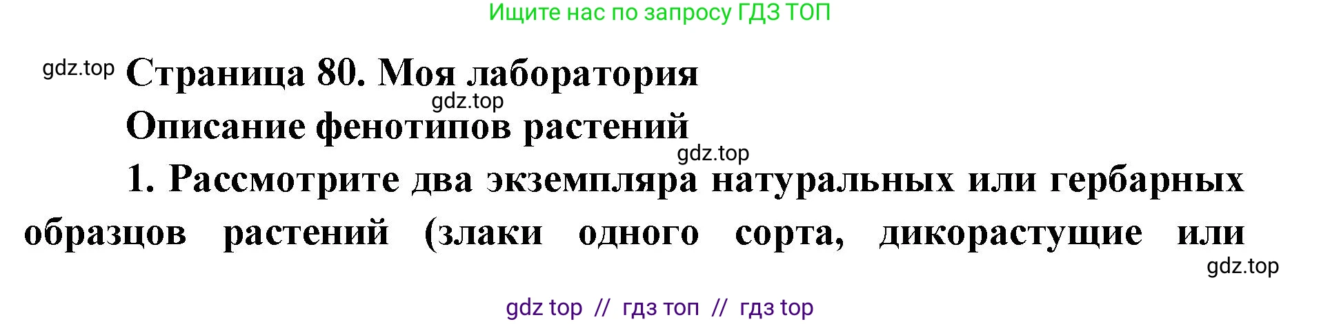 Биология, 9 класс Учебник, автор: Пасечник Владимир Васильевич, издательство Просвещение, Москва, 2019, страница 80, Решение