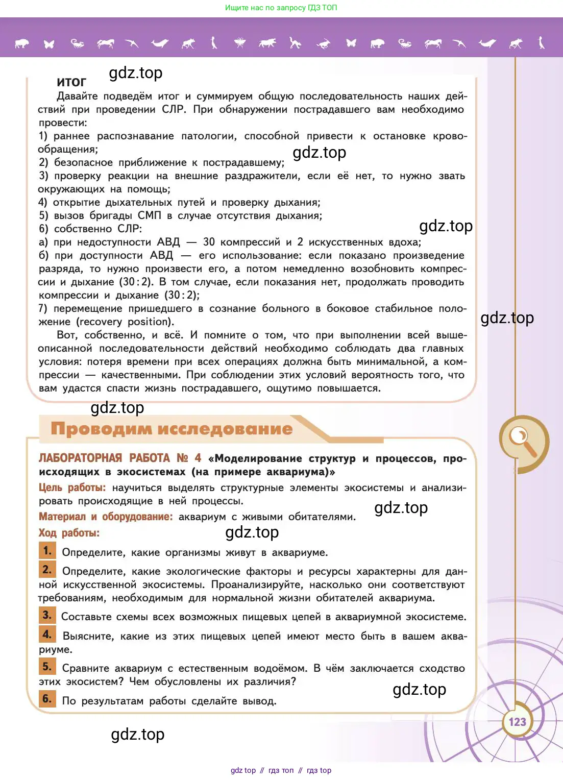 Биология, 11 класс Учебник, авторы: Пасечник Владимир Васильевич, Каменский Андрей Александрович, Рубцов Александр Михайлович, Швецов Глеб Геннадьевич, Абовян Леван Арташесович, Гапонюк Зоя Георгиевна, издательство Просвещение, Москва, 2019, страница 123