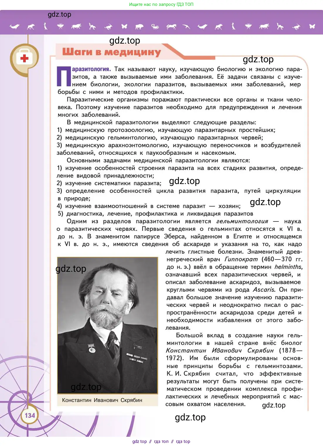 Биология, 11 класс Учебник, авторы: Пасечник Владимир Васильевич, Каменский Андрей Александрович, Рубцов Александр Михайлович, Швецов Глеб Геннадьевич, Абовян Леван Арташесович, Гапонюк Зоя Георгиевна, издательство Просвещение, Москва, 2019, страница 134