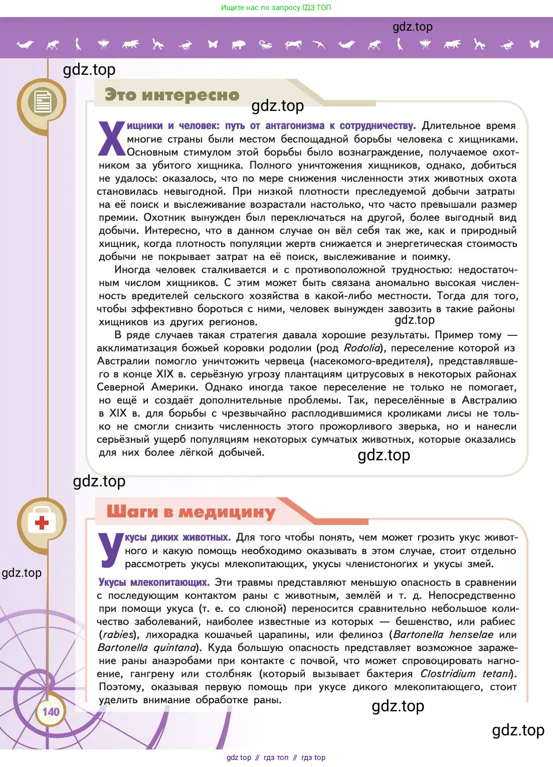 Биология, 11 класс Учебник, авторы: Пасечник Владимир Васильевич, Каменский Андрей Александрович, Рубцов Александр Михайлович, Швецов Глеб Геннадьевич, Абовян Леван Арташесович, Гапонюк Зоя Георгиевна, издательство Просвещение, Москва, 2019, страница 140