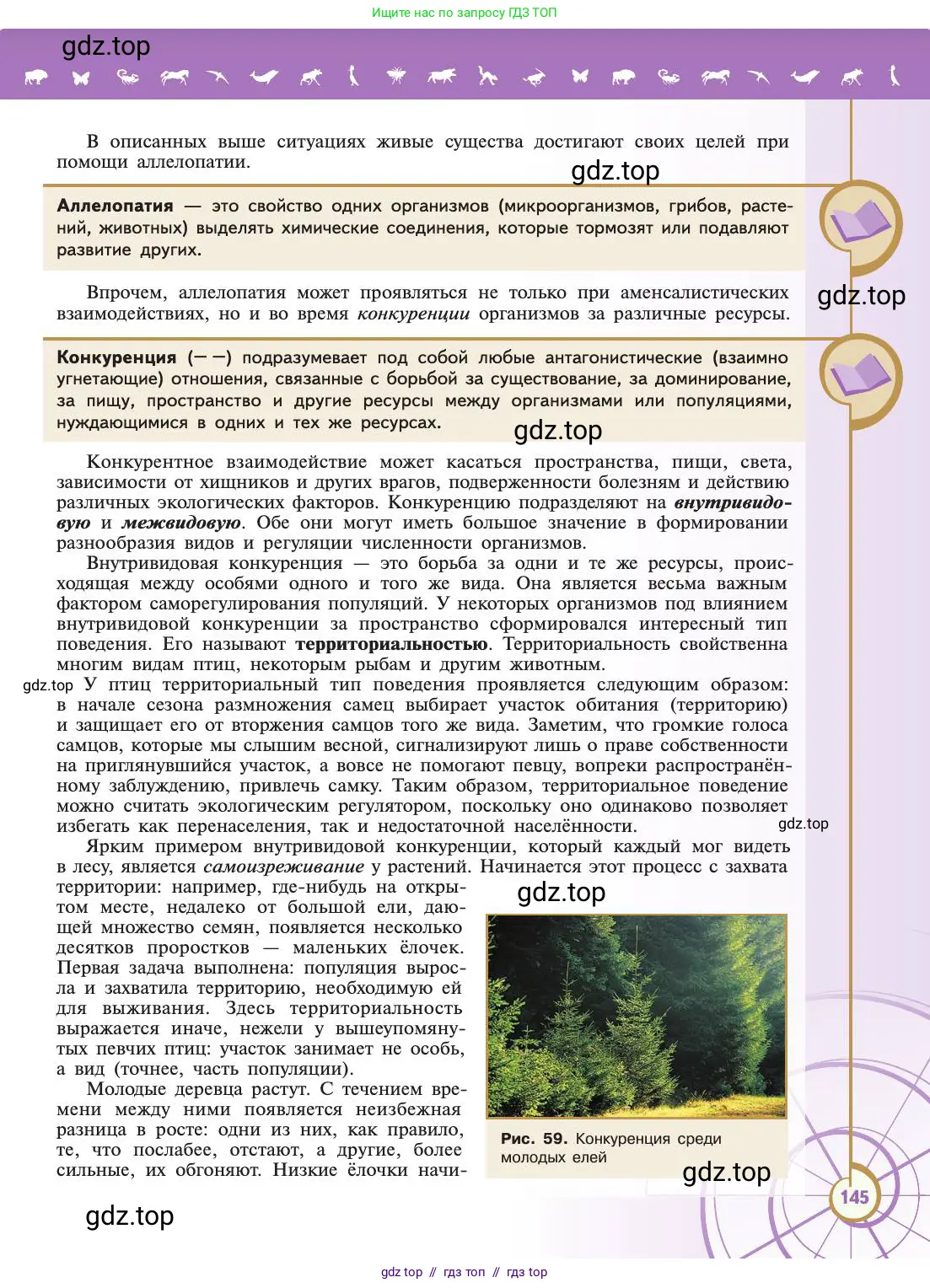 Биология, 11 класс Учебник, авторы: Пасечник Владимир Васильевич, Каменский Андрей Александрович, Рубцов Александр Михайлович, Швецов Глеб Геннадьевич, Абовян Леван Арташесович, Гапонюк Зоя Георгиевна, издательство Просвещение, Москва, 2019, страница 145