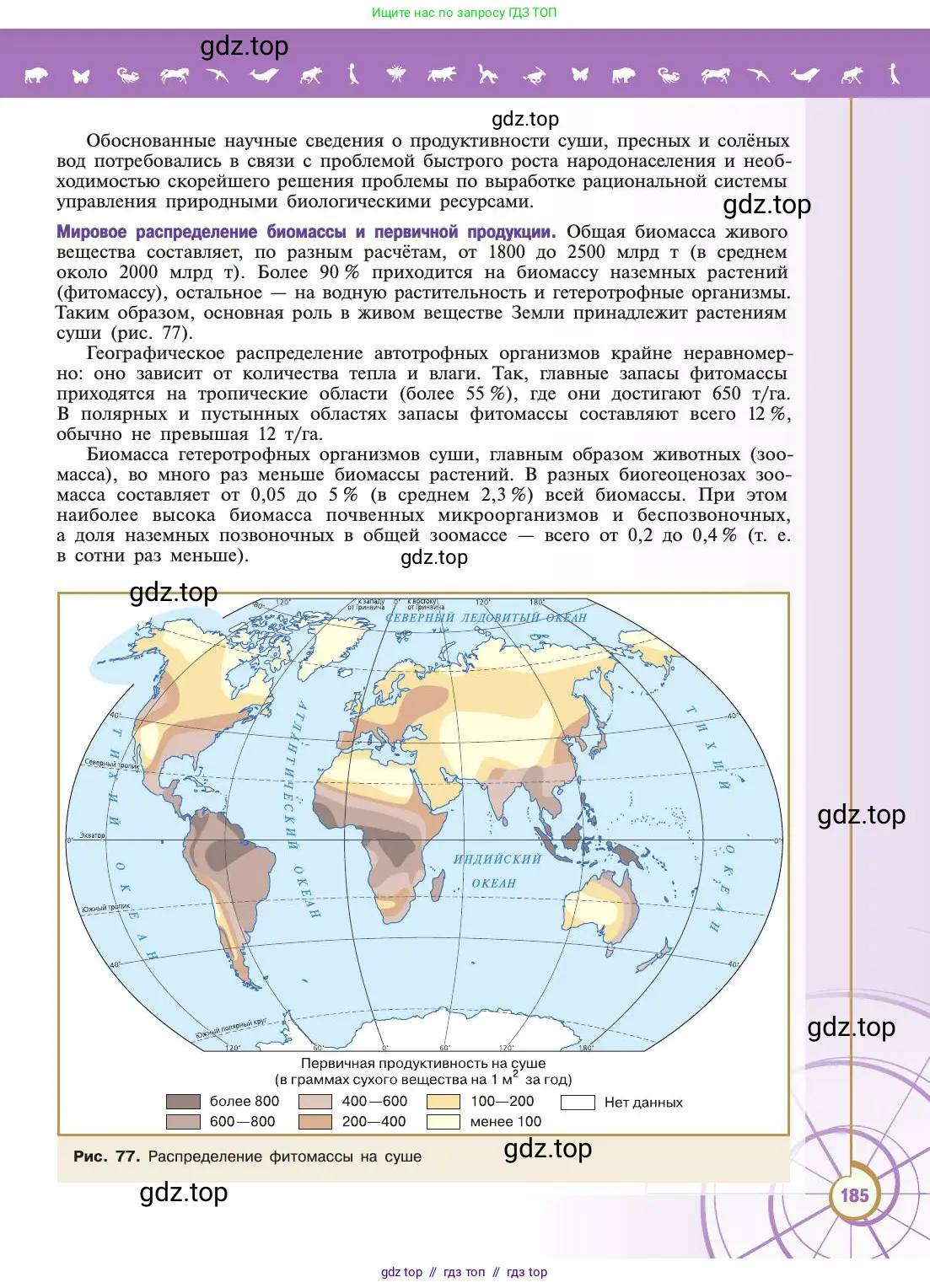 Биология, 11 класс Учебник, авторы: Пасечник Владимир Васильевич, Каменский Андрей Александрович, Рубцов Александр Михайлович, Швецов Глеб Геннадьевич, Абовян Леван Арташесович, Гапонюк Зоя Георгиевна, издательство Просвещение, Москва, 2019, страница 185