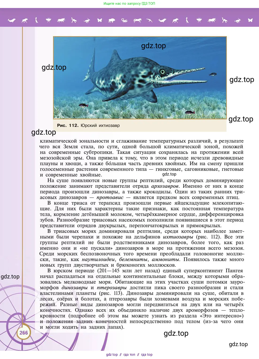 Биология, 11 класс Учебник, авторы: Пасечник Владимир Васильевич, Каменский Андрей Александрович, Рубцов Александр Михайлович, Швецов Глеб Геннадьевич, Абовян Леван Арташесович, Гапонюк Зоя Георгиевна, издательство Просвещение, Москва, 2019, страница 266