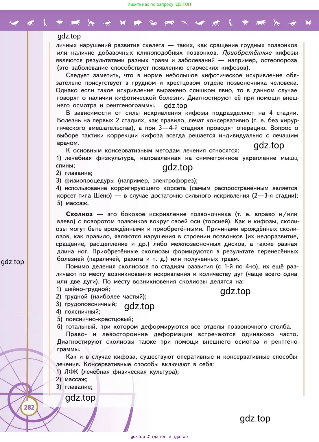 Биология, 11 класс Учебник, авторы: Пасечник Владимир Васильевич, Каменский Андрей Александрович, Рубцов Александр Михайлович, Швецов Глеб Геннадьевич, Абовян Леван Арташесович, Гапонюк Зоя Георгиевна, издательство Просвещение, Москва, 2019, страница 282
