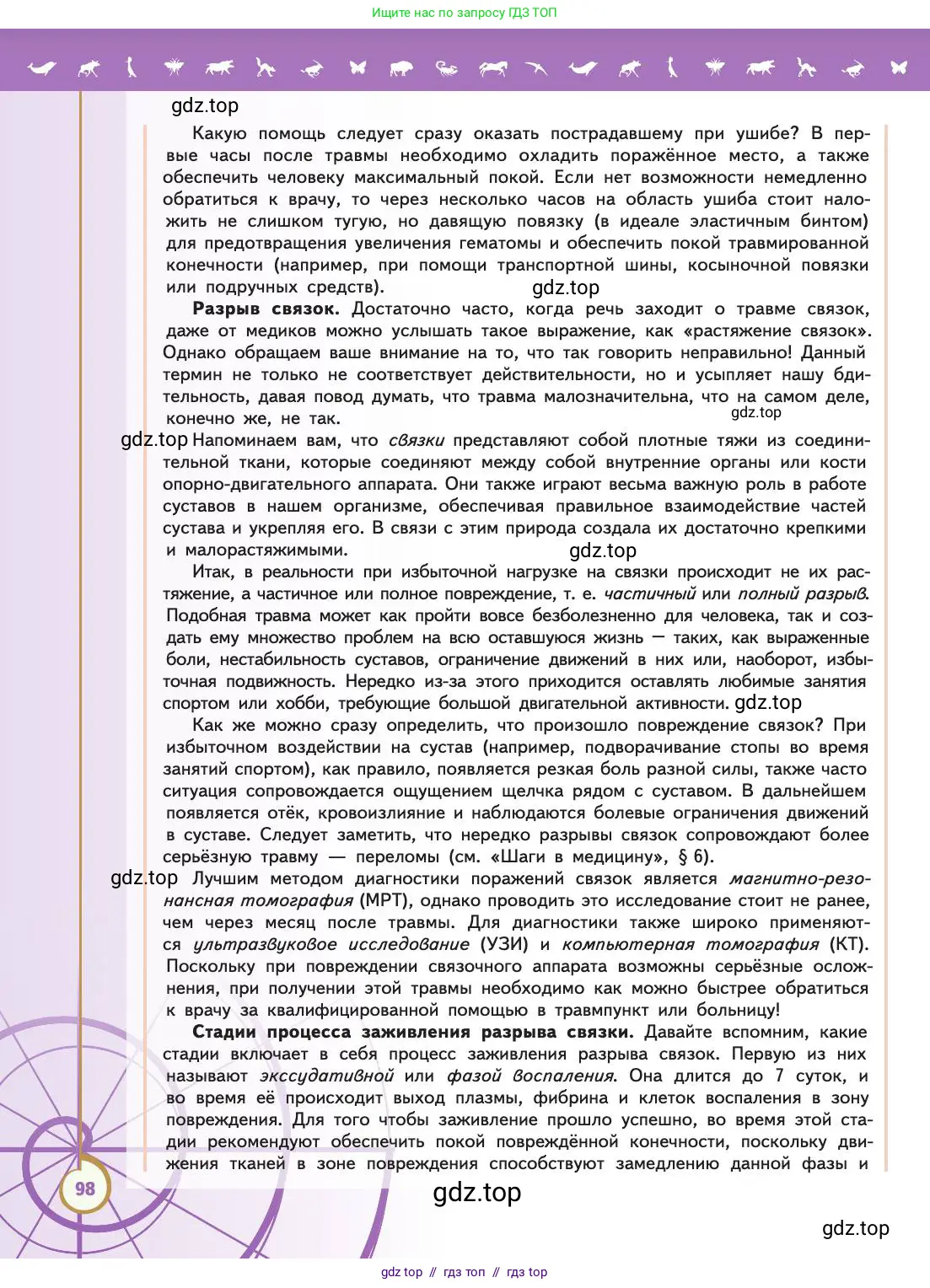 Биология, 11 класс Учебник, авторы: Пасечник Владимир Васильевич, Каменский Андрей Александрович, Рубцов Александр Михайлович, Швецов Глеб Геннадьевич, Абовян Леван Арташесович, Гапонюк Зоя Георгиевна, издательство Просвещение, Москва, 2019, страница 98