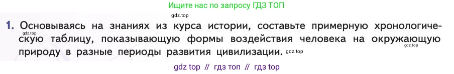 Биология, 11 класс Учебник, авторы: Пасечник Владимир Васильевич, Каменский Андрей Александрович, Рубцов Александр Михайлович, Швецов Глеб Геннадьевич, Абовян Леван Арташесович, Гапонюк Зоя Георгиевна, издательство Просвещение, Москва, 2019, страница 306, номер 1, Условие