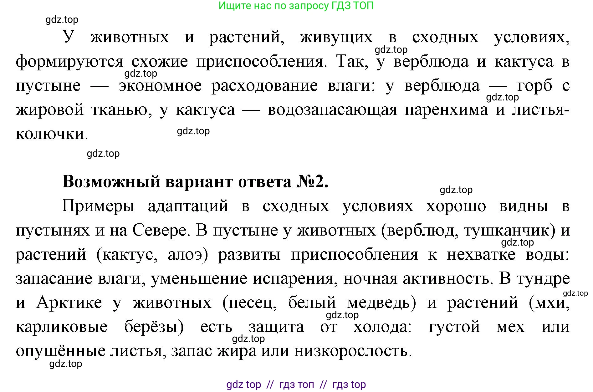 Биология, 11 класс Учебник, авторы: Пасечник Владимир Васильевич, Каменский Андрей Александрович, Рубцов Александр Михайлович, Швецов Глеб Геннадьевич, Абовян Леван Арташесович, Гапонюк Зоя Георгиевна, издательство Просвещение, Москва, 2019, страница 95, Решение (продолжение 2)