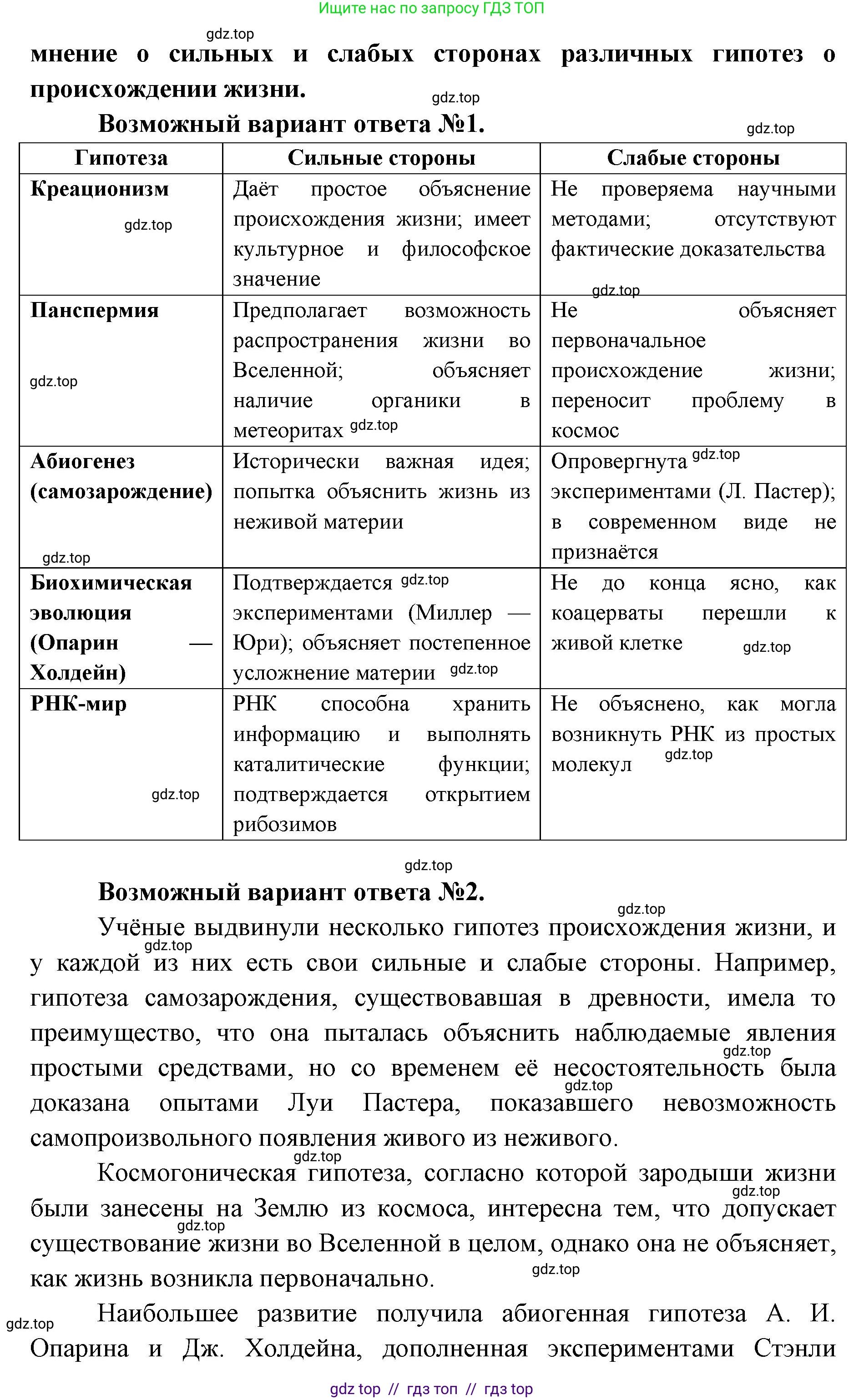 Биология, 11 класс Учебник, авторы: Пасечник Владимир Васильевич, Каменский Андрей Александрович, Рубцов Александр Михайлович, Швецов Глеб Геннадьевич, Абовян Леван Арташесович, Гапонюк Зоя Георгиевна, издательство Просвещение, Москва, 2019, страница 245, Решение (продолжение 2)