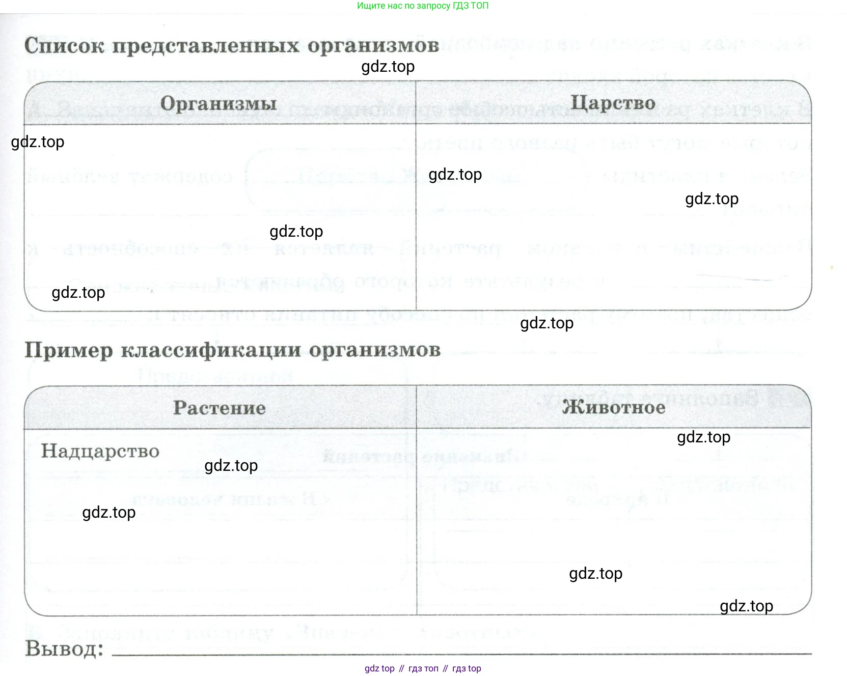 ГДЗ Биология, 5 класс рабочая тетрадь, авторы: Пасечник Владимир Васильевич, Суматохин Сергей Витальевич, Швецов Глеб Геннадьевич, Гапонюк Зоя Георгиевна, Косарькова Марина Викторовна, издательство Просвещение, Москва, 2023, оранжевого цвета, страница 52, номер 3, Условие (продолжение 2)