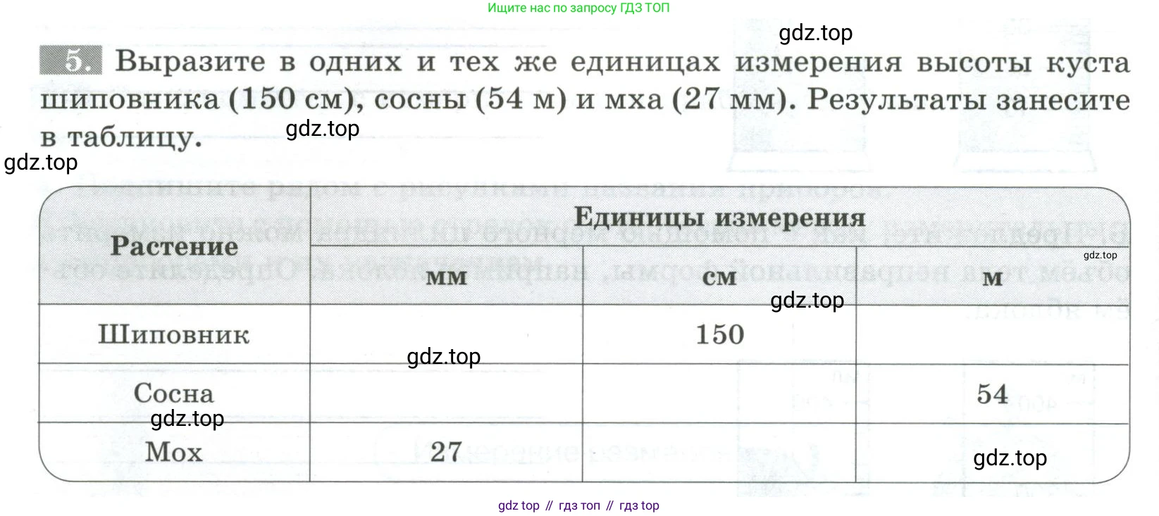 ГДЗ Биология, 5 класс рабочая тетрадь, авторы: Пасечник Владимир Васильевич, Суматохин Сергей Витальевич, Швецов Глеб Геннадьевич, Гапонюк Зоя Георгиевна, Косарькова Марина Викторовна, издательство Просвещение, Москва, 2023, оранжевого цвета, страница 26, номер 5, Условие