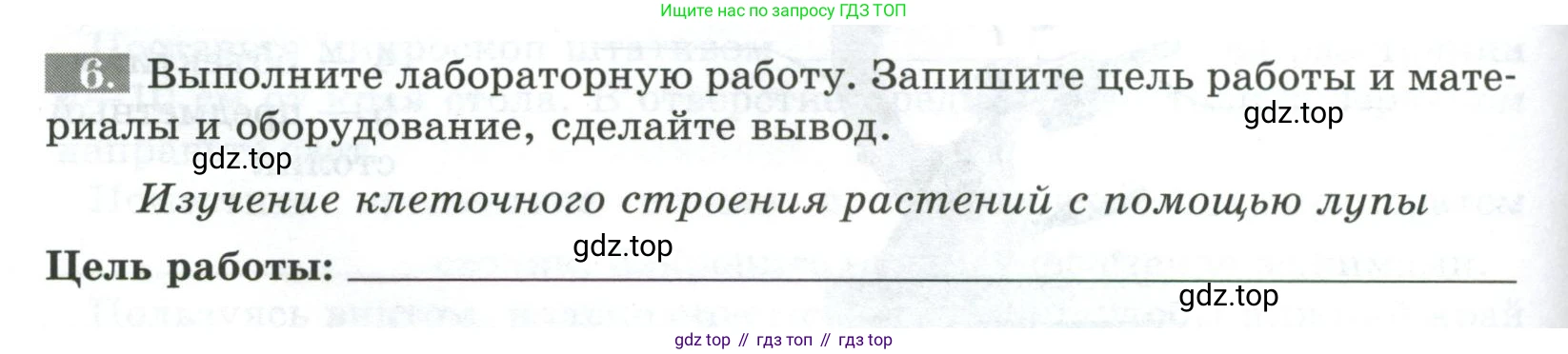 ГДЗ Биология, 5 класс рабочая тетрадь, авторы: Пасечник Владимир Васильевич, Суматохин Сергей Витальевич, Швецов Глеб Геннадьевич, Гапонюк Зоя Георгиевна, Косарькова Марина Викторовна, издательство Просвещение, Москва, 2023, оранжевого цвета, страница 42, номер 6, Условие