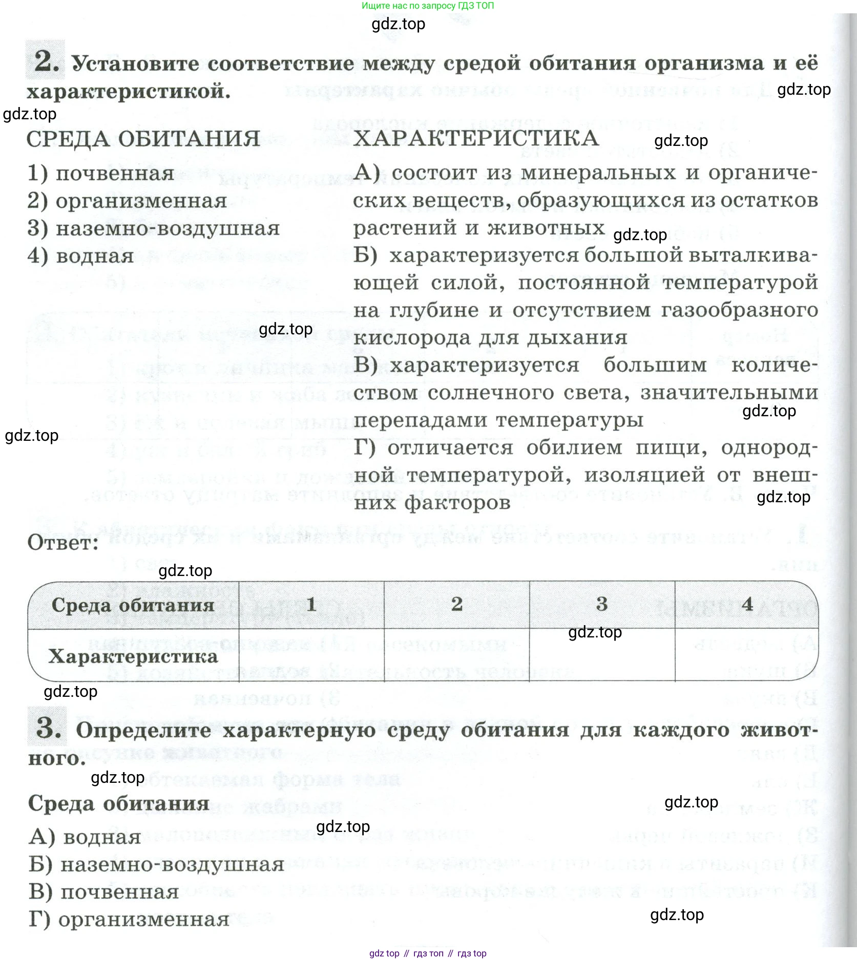 ГДЗ Биология, 5 класс рабочая тетрадь, авторы: Пасечник Владимир Васильевич, Суматохин Сергей Витальевич, Швецов Глеб Геннадьевич, Гапонюк Зоя Георгиевна, Косарькова Марина Викторовна, издательство Просвещение, Москва, 2023, оранжевого цвета, страница 83, Условие (продолжение 2)