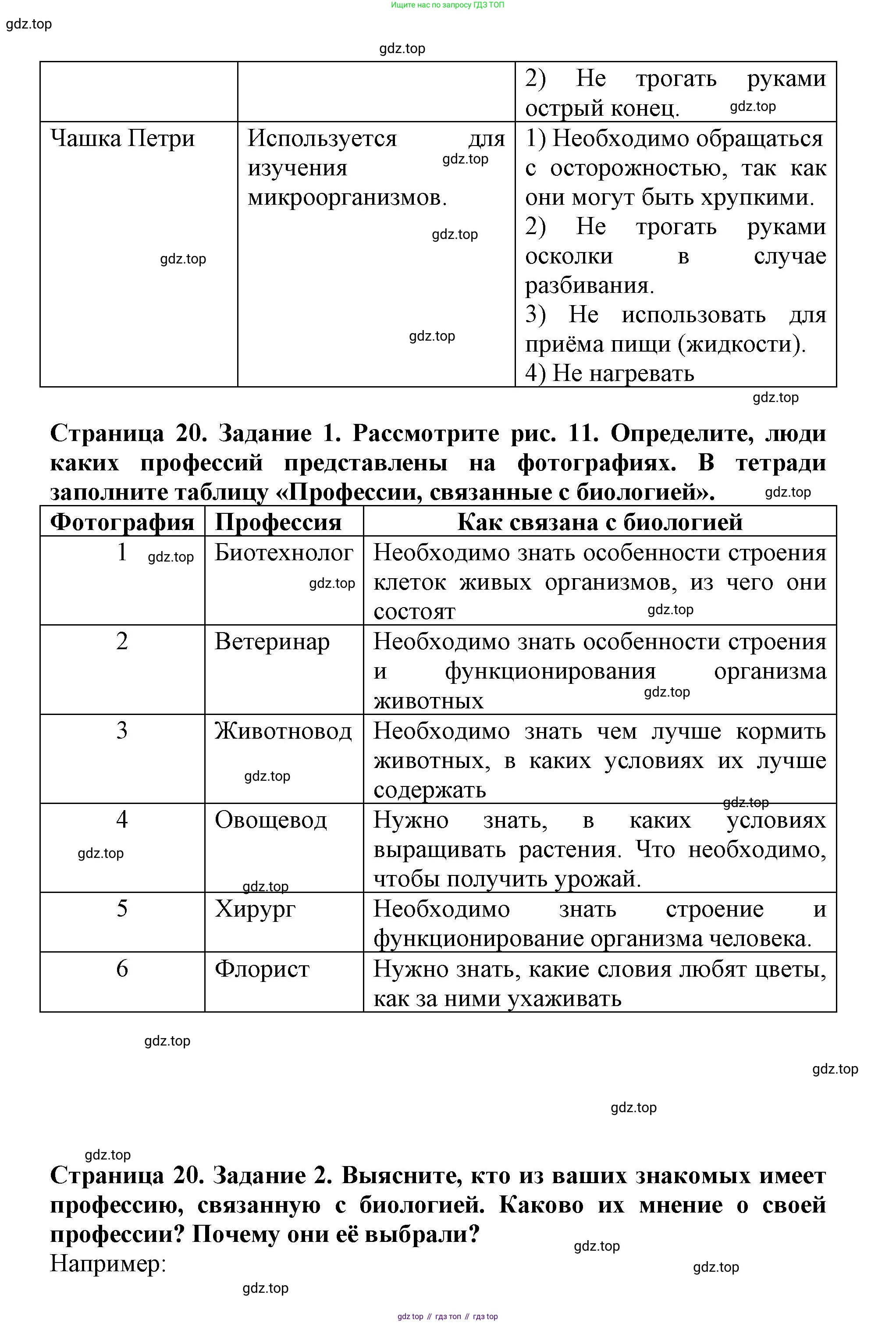 Биология, 5 класс Учебник, авторы: Пасечник Владимир Васильевич, Суматохин Сергей Витальевич, Гапонюк Зоя Георгиевна, Швецов Глеб Геннадьевич, издательство Просвещение, Москва, 2023, белого цвета, страница 18, Решение (продолжение 4)