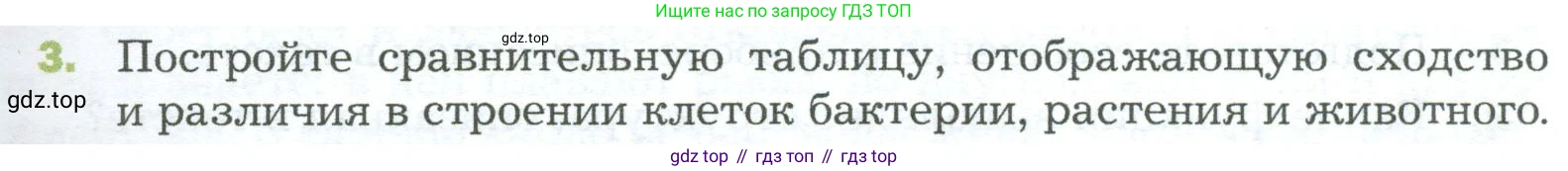 ГДЗ Биология, 5 класс Учебник, авторы: Пономарева Ирма Николаевна, Николаев Игорь Владиславович, Корнилова Ольга Анатольевна, издательство Просвещение, Москва, 2023, зелёного цвета, страница 91, номер 3, Условие