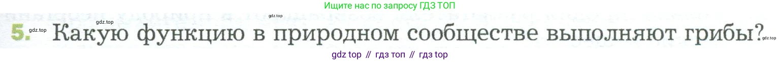ГДЗ Биология, 5 класс Учебник, авторы: Пономарева Ирма Николаевна, Николаев Игорь Владиславович, Корнилова Ольга Анатольевна, издательство Просвещение, Москва, 2023, зелёного цвета, страница 141, номер 5, Условие