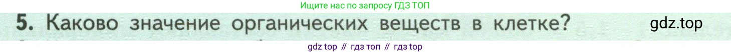 ГДЗ Биология, 6 класс Учебник, авторы: Пасечник Владимир Васильевич, Суматохин Сергей Витальевич, Гапонюк Зоя Георгиевна, Швецов Глеб Геннадьевич, издательство Просвещение, Москва, 2023, белого цвета, страница 24, номер 5, Условие