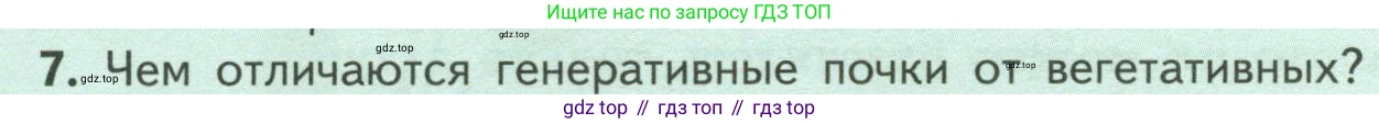 ГДЗ Биология, 6 класс Учебник, авторы: Пасечник Владимир Васильевич, Суматохин Сергей Витальевич, Гапонюк Зоя Георгиевна, Швецов Глеб Геннадьевич, издательство Просвещение, Москва, 2023, белого цвета, страница 54, номер 7, Условие
