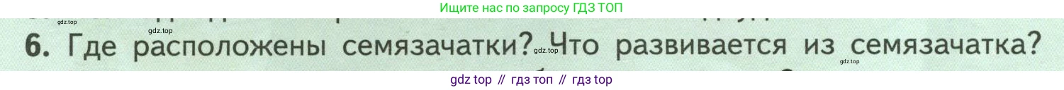 ГДЗ Биология, 6 класс Учебник, авторы: Пасечник Владимир Васильевич, Суматохин Сергей Витальевич, Гапонюк Зоя Георгиевна, Швецов Глеб Геннадьевич, издательство Просвещение, Москва, 2023, белого цвета, страница 76, номер 6, Условие