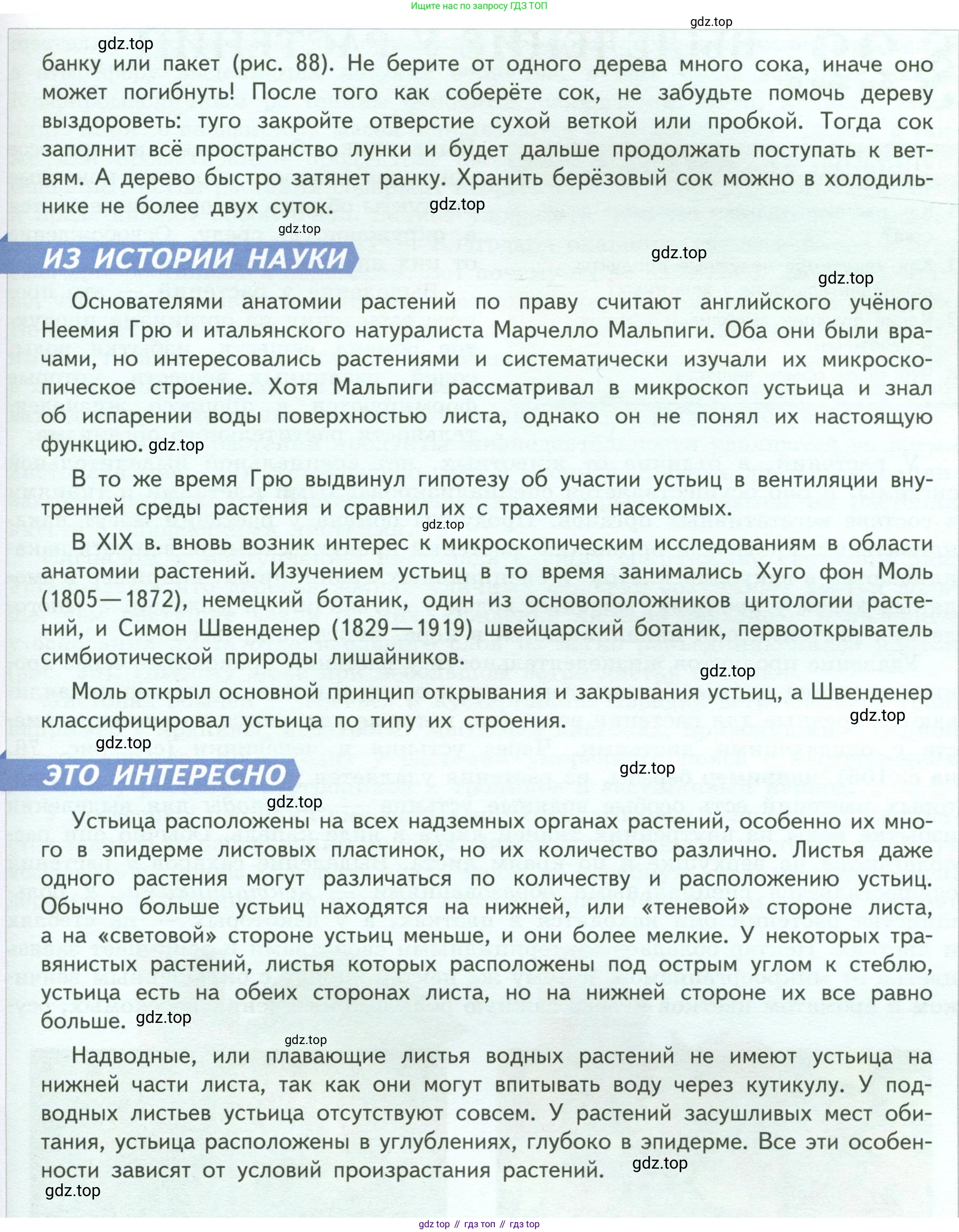 Биология, 6 класс Учебник, авторы: Пасечник Владимир Васильевич, Суматохин Сергей Витальевич, Гапонюк Зоя Георгиевна, Швецов Глеб Геннадьевич, издательство Просвещение, Москва, 2023, белого цвета, страница 113, Условие (продолжение 3)