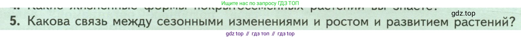 ГДЗ Биология, 6 класс Учебник, авторы: Пасечник Владимир Васильевич, Суматохин Сергей Витальевич, Гапонюк Зоя Георгиевна, Швецов Глеб Геннадьевич, издательство Просвещение, Москва, 2023, белого цвета, страница 129, номер 5, Условие