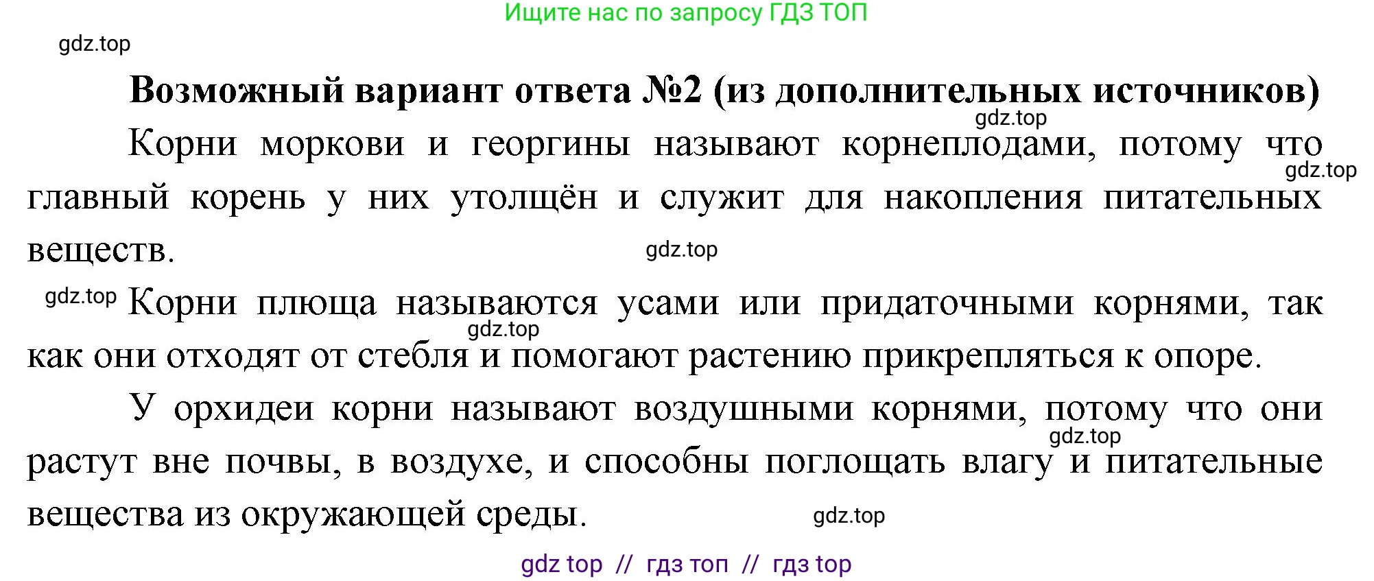 Биология, 6 класс Учебник, авторы: Пасечник Владимир Васильевич, Суматохин Сергей Витальевич, Гапонюк Зоя Георгиевна, Швецов Глеб Геннадьевич, издательство Просвещение, Москва, 2023, белого цвета, страница 51, номер 2, Решение 3 (продолжение 2)