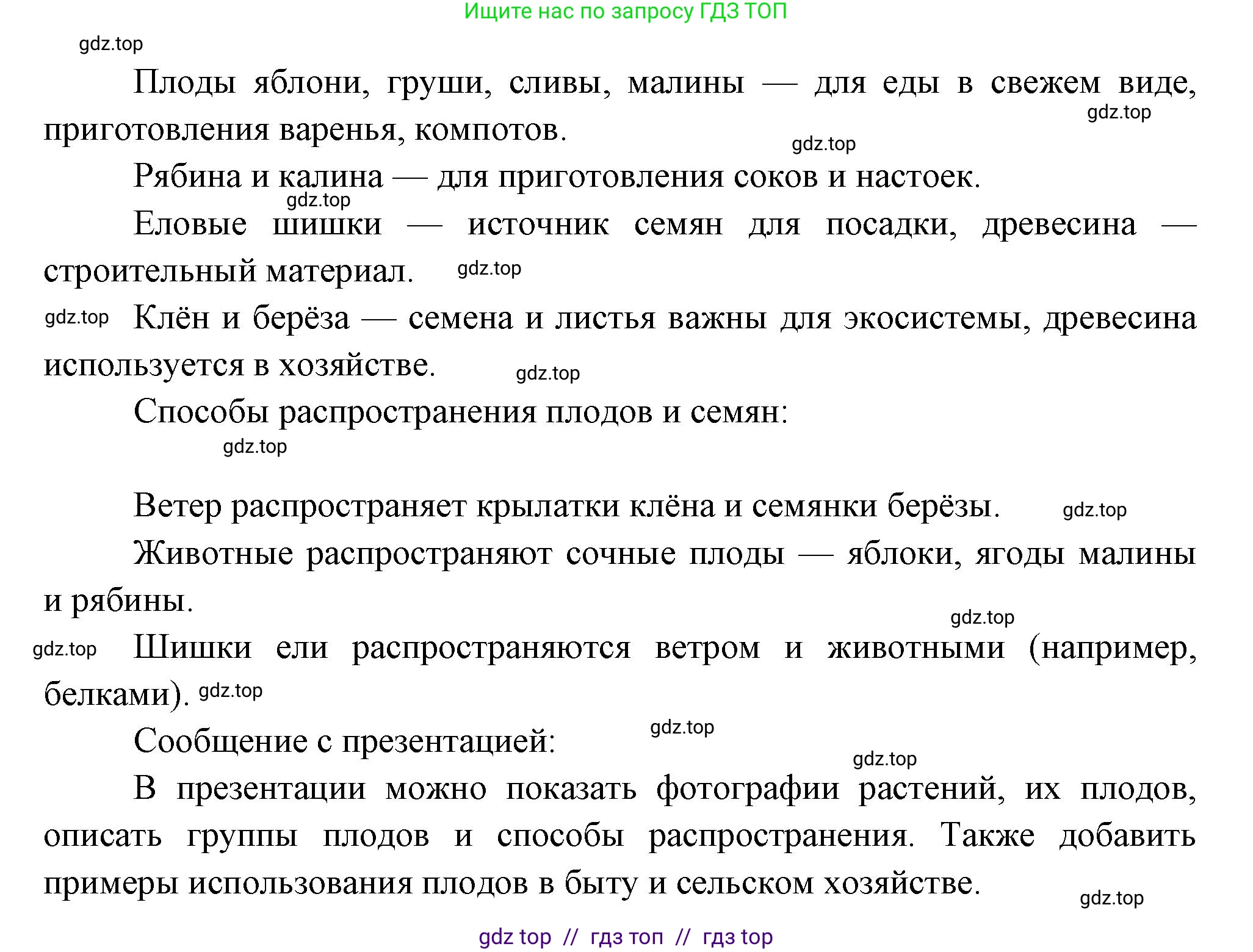 Биология, 6 класс Учебник, авторы: Пасечник Владимир Васильевич, Суматохин Сергей Витальевич, Гапонюк Зоя Георгиевна, Швецов Глеб Геннадьевич, издательство Просвещение, Москва, 2023, белого цвета, страница 88, Решение 3 (продолжение 5)