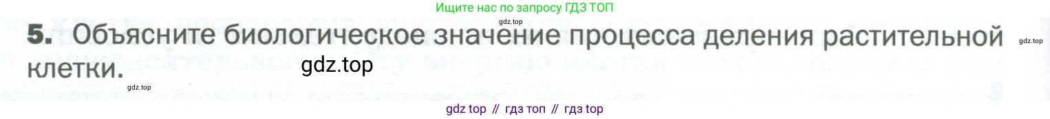 Биология, 6 класс Учебник, авторы: Пономарева Ирма Николаевна, Корнилова Ольга Анатольевна, издательство Просвещение, Москва, 2023, бирюзового цвета, страница 42, номер 5, Условие