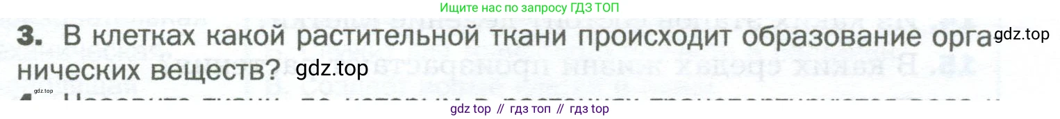 Биология, 6 класс Учебник, авторы: Пономарева Ирма Николаевна, Корнилова Ольга Анатольевна, издательство Просвещение, Москва, 2023, бирюзового цвета, страница 47, номер 3, Условие