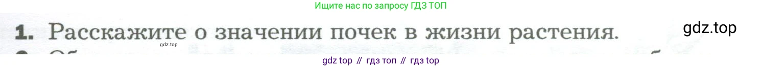 Биология, 6 класс Учебник, авторы: Пономарева Ирма Николаевна, Корнилова Ольга Анатольевна, издательство Просвещение, Москва, 2023, бирюзового цвета, страница 75, номер 1, Условие