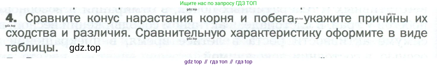 Биология, 6 класс Учебник, авторы: Пономарева Ирма Николаевна, Корнилова Ольга Анатольевна, издательство Просвещение, Москва, 2023, бирюзового цвета, страница 170, номер 4, Условие