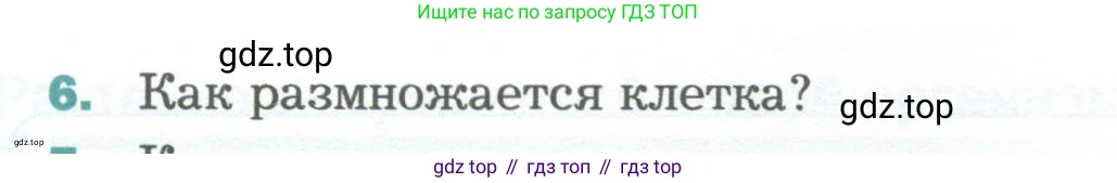 Биология, 6 класс Учебник, авторы: Пономарева Ирма Николаевна, Корнилова Ольга Анатольевна, издательство Просвещение, Москва, 2023, бирюзового цвета, страница 48, номер 6, Условие