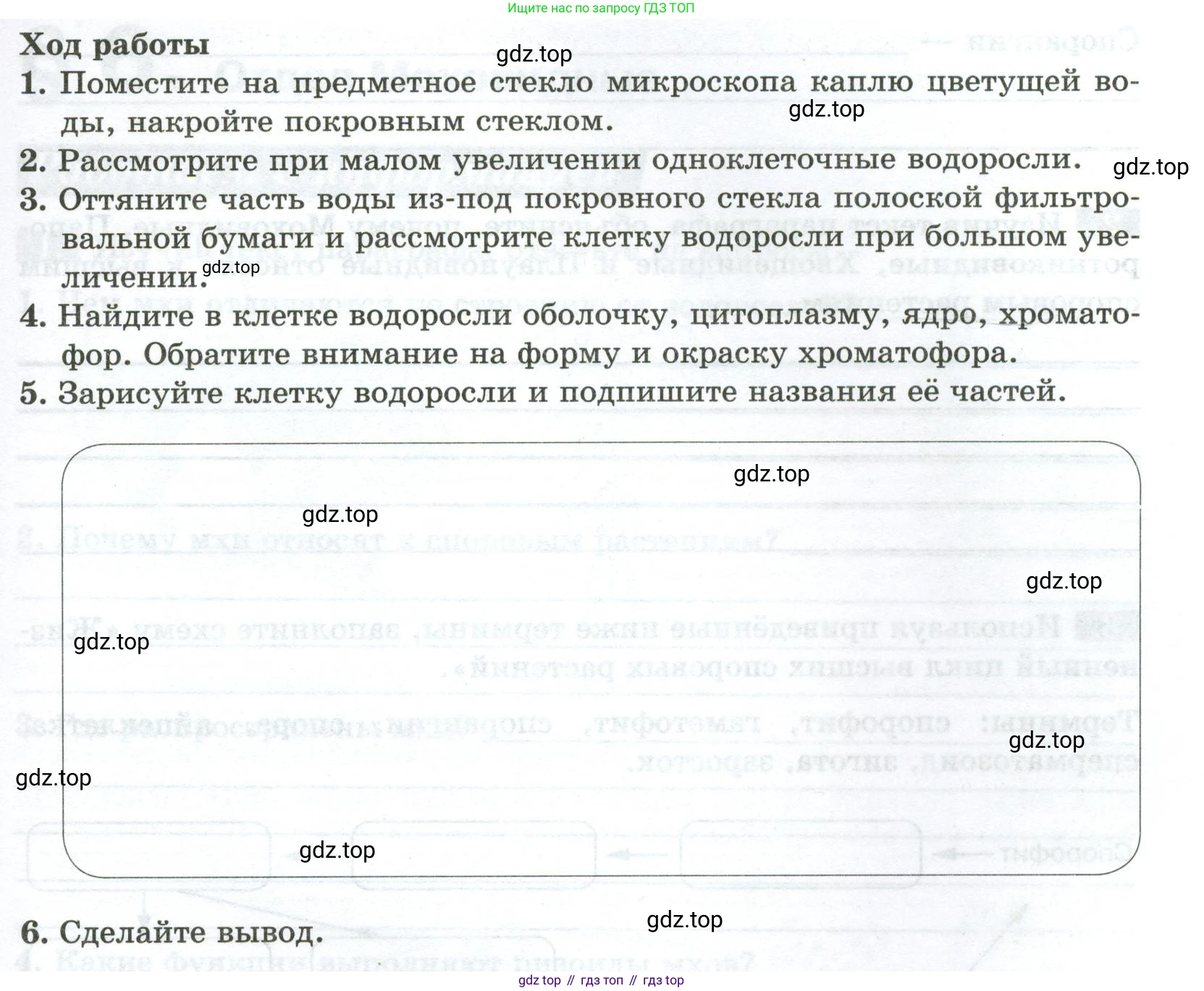 ГДЗ Биология, 7 класс рабочая тетрадь, авторы: Пасечник Владимир Васильевич, Суматохин Сергей Витальевич, Швецов Глеб Геннадьевич, Гапонюк Зоя Георгиевна, Косарькова Марина Викторовна, издательство Просвещение, Москва, 2023, бирюзового цвета, страница 14, номер 4, Условие (продолжение 2)