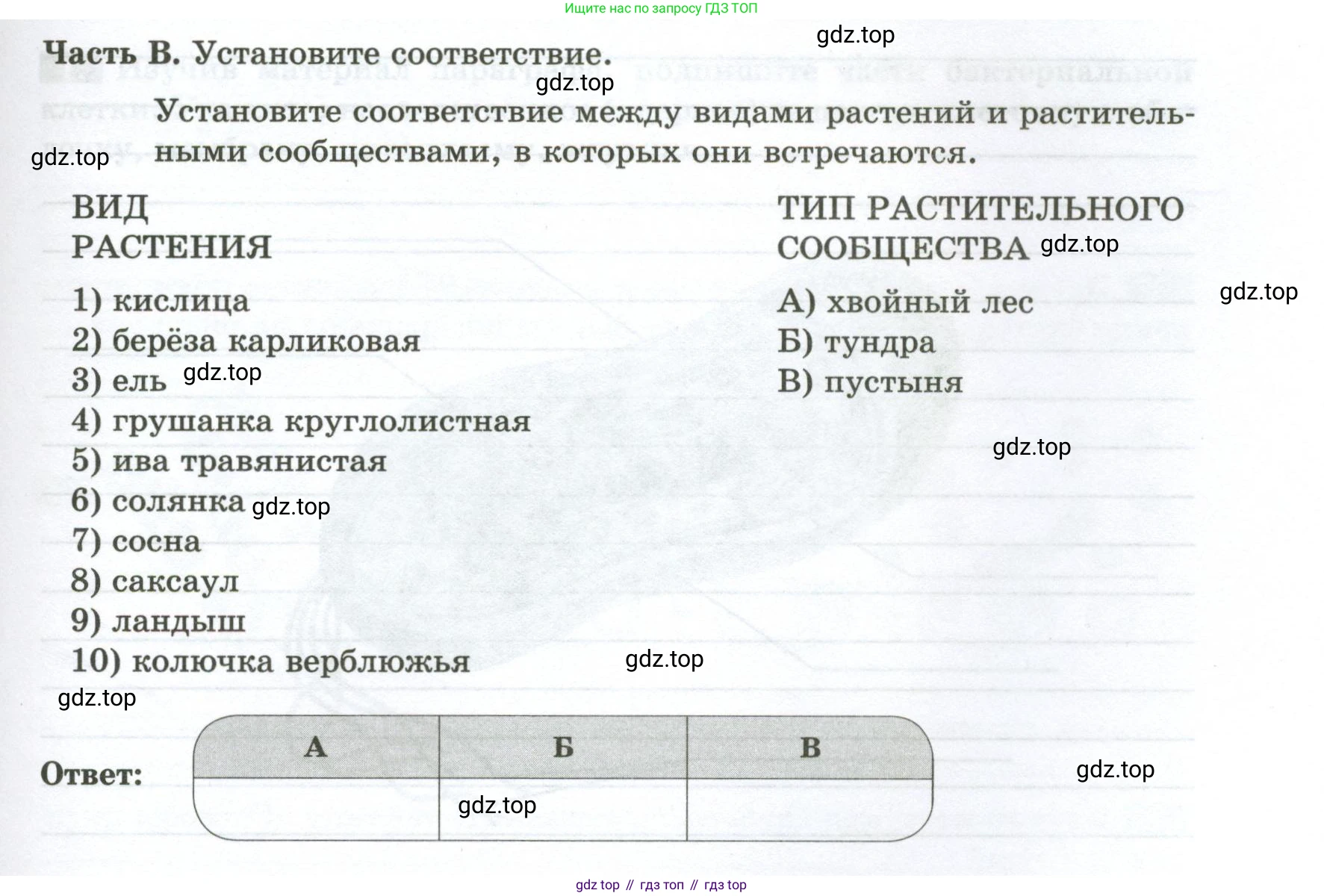 ГДЗ Биология, 7 класс рабочая тетрадь, авторы: Пасечник Владимир Васильевич, Суматохин Сергей Витальевич, Швецов Глеб Геннадьевич, Гапонюк Зоя Георгиевна, Косарькова Марина Викторовна, издательство Просвещение, Москва, 2023, бирюзового цвета, страница 77, Условие